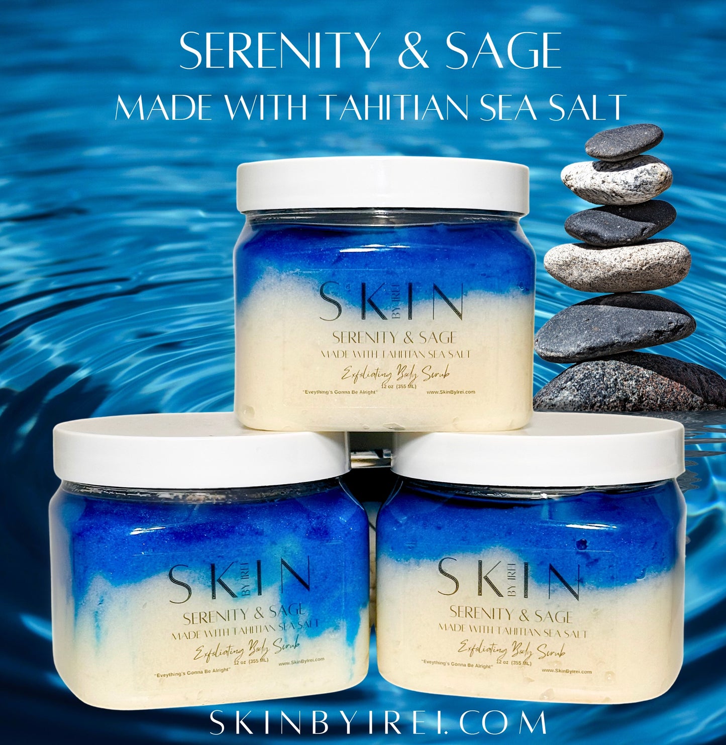 SERENITY & SAGE EXFOLIATING BODY SCRUB
