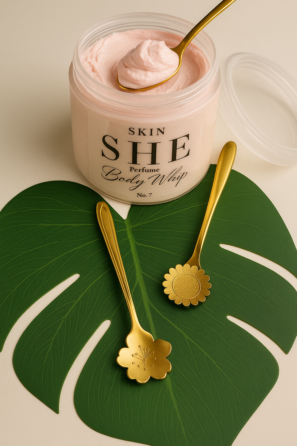 Luxury Gold SKIN Whip Spoon