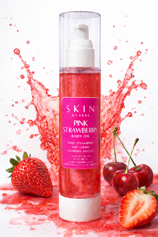 Pink Strawberry Body Oil