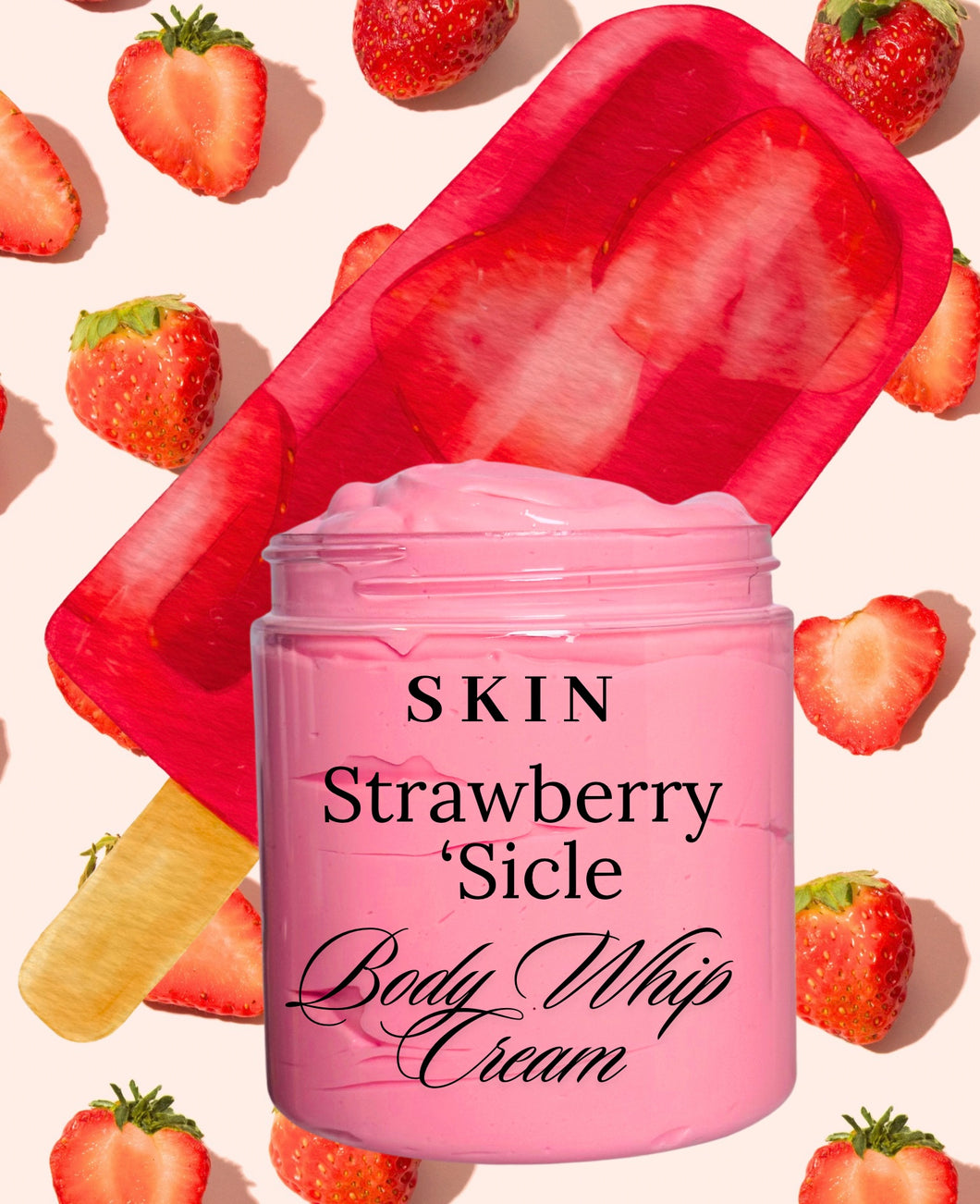 Strawberry ‘Sicle Body Whip Cream