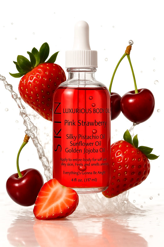 Pink Strawberry Body Oil