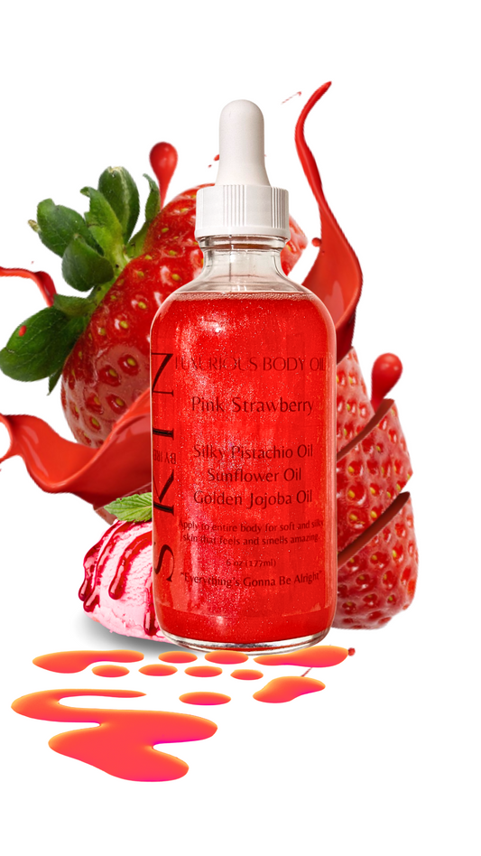 Pink Strawberry Body Oil